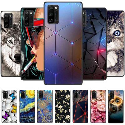 Für Blackview A100 Hülle Tiere Weiches Silikon TPU Handyhüllen Rückabdeckung für BlackviewA100 Wolf Stoßfester Schutz Bumper Capa