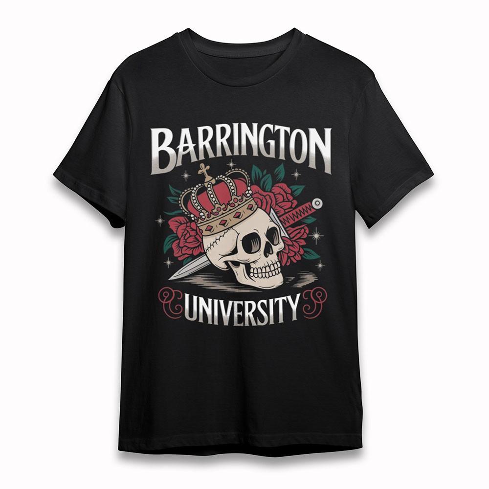 

Women s Plus Size T-Shirt Crowned Skeleton Floral Dagger Tee Cotton Short Black XL