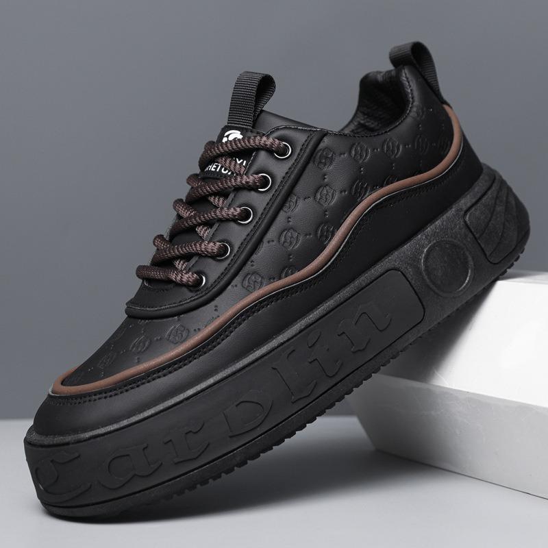 

Тренд Мужские массивные кеды Уличная мужская повседневная обувь для ходьбы Модные универсальные студенческие кроссовки Tenis Masculino 44 чёрный