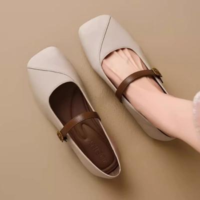 Women Flats Loafers Square Toe Summer Marie Janes Shoes New Sandals Elegant 2025 Casual Sport Woman Sneakers Zapatillas