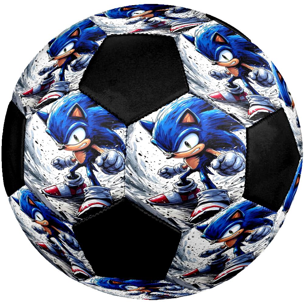 Sonic Theme Size 5 Soccer Ball, Suitable for Both Indoor and Outdoor Matches, a Gift Suitable for Everyone.