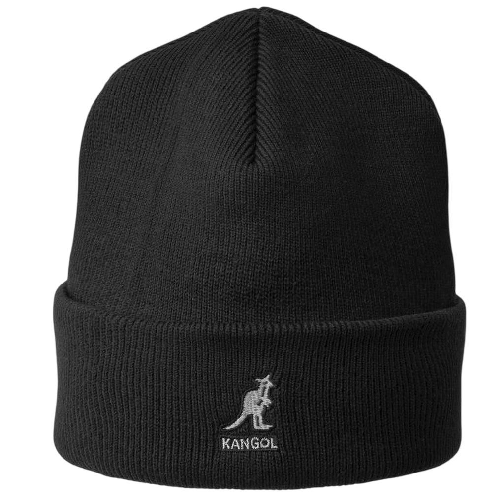 KANGOL Embroidered Logo Acrylic Pull-On Beanie