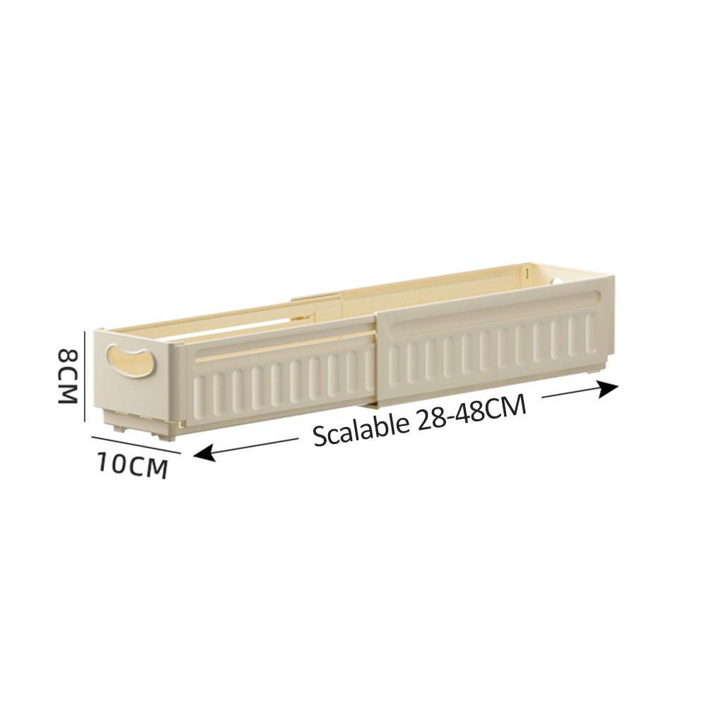 

1/3PCS Retractable Drawer Organizer Adjustable Cabinet Storage Box Stackable Kitchen Organizers Sorting Storage Box For Home