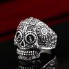 Anelli a Teschio Gotici Multistile per Uomo Acciaio Inossidabile Biker Motociclista Gioielli Anello Festa di Halloween Dropshipping