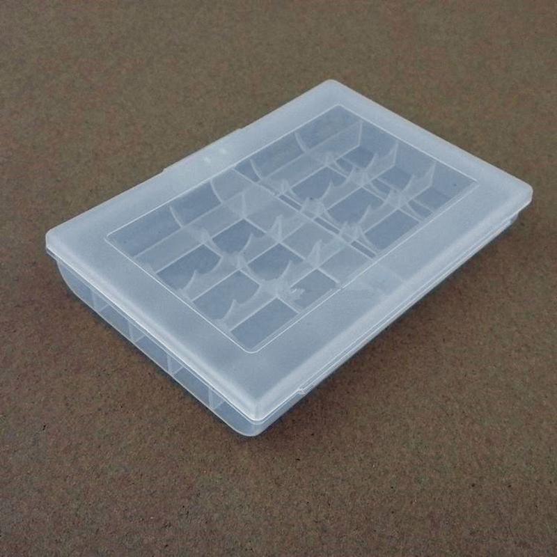 Hard Plastic Battery Holder Case Organizers Container For 2A 3A Size Batteries