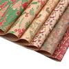 Exclusive Retro Snowflake & Star Polka Dot Christmas Gift Wrapping Paper