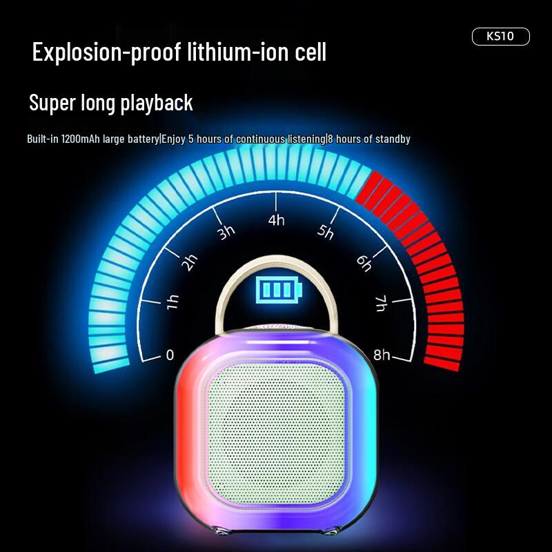 Newman Portable KTV Bluetooth Speaker with Mic - KS10