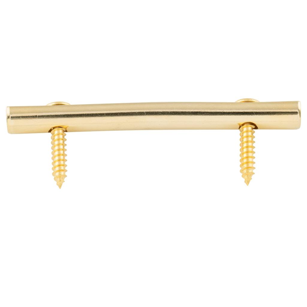 Musiclily Pro 48mm Brass String Retainer Tension Bar Floyd Rose Type Tremolo Unit for Electric Gold Guitar,