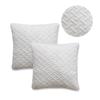 Set of 2 Memory Foam Pillows 60x60 Cm