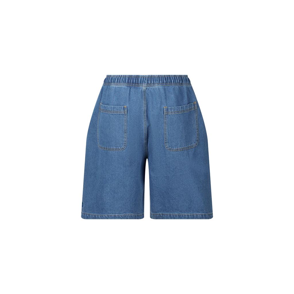 New Era FW25 Embroidered Logo Pattern Denim Shorts Unisex shorts 14529153