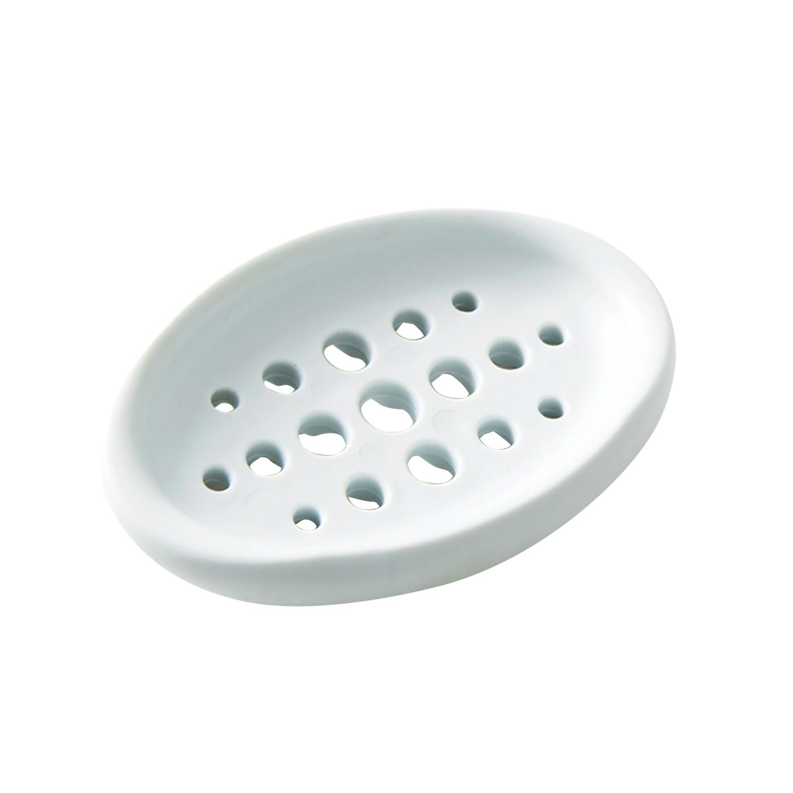 

Creative Draining Soap Box Holder for Hotel Toilet Bathroom Camping Travel Rustproof Stainless Steel Soap Dish Organizer синий