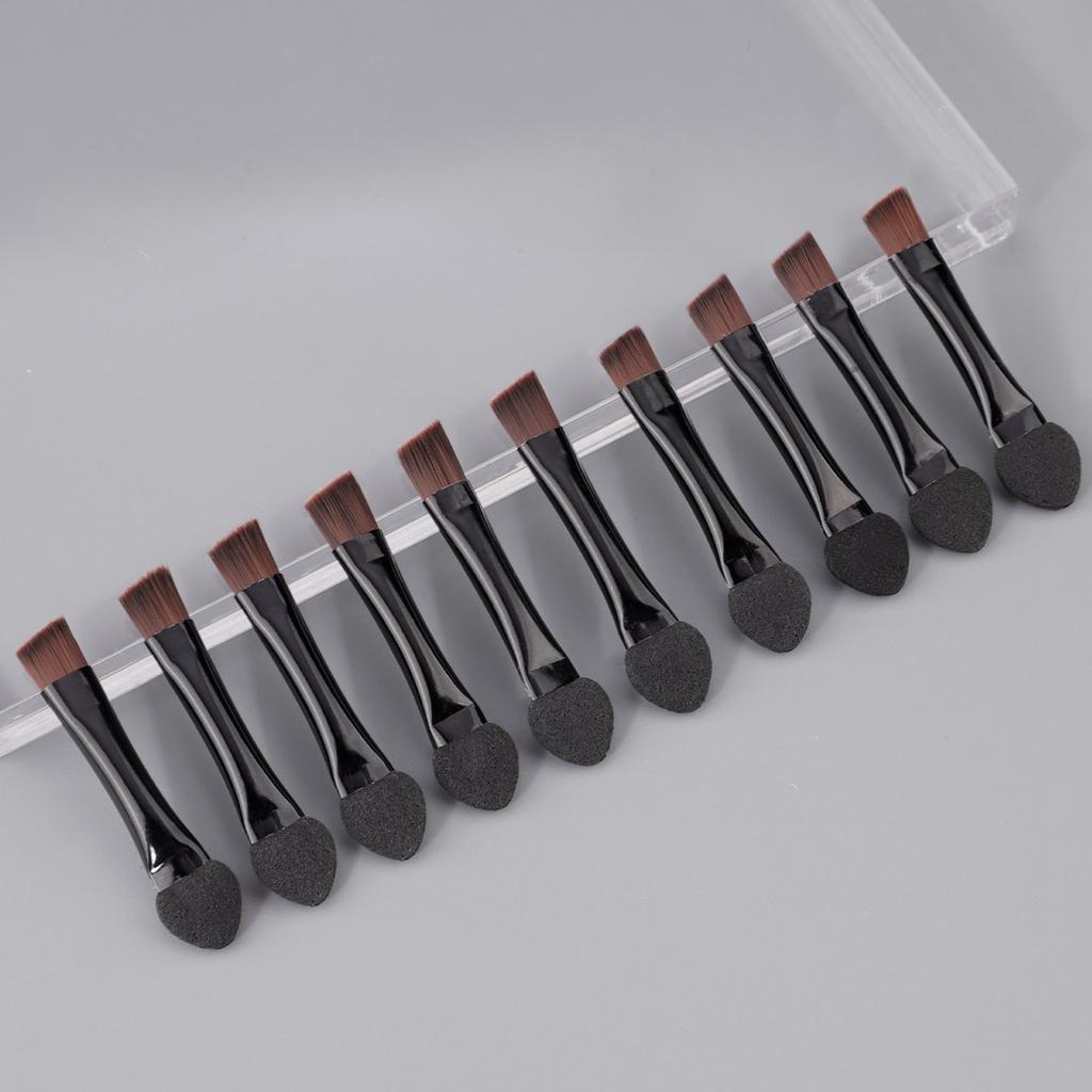 10 Pcs Small Makeup Brush Eyeshadow Applicator Double Sided Eyeshadow Brushes