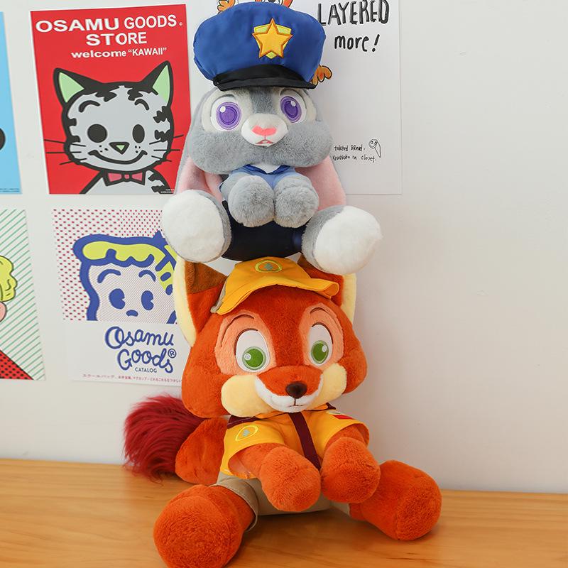 Zootopia Nick Fox & Judy Rabbit Plush Pillow Doll Set