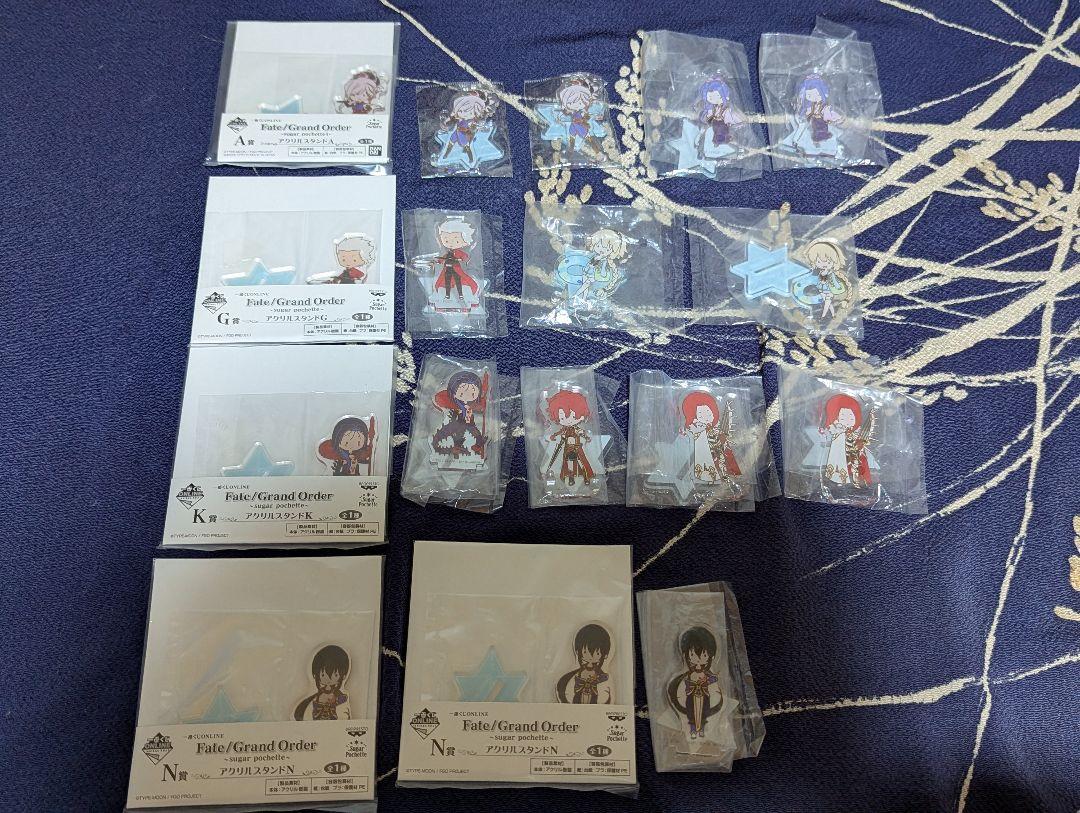 

[Б/У] Fate Grand Order Акриловые стенды 17 штук