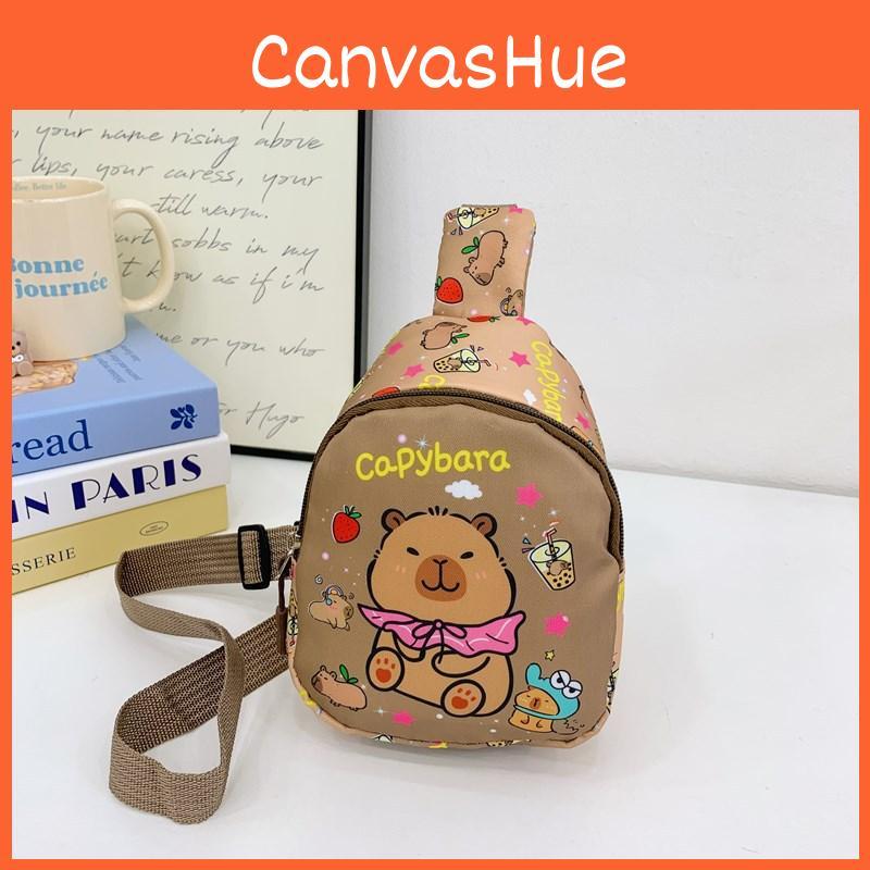 Children Unisex Capybara Cartoon Animal Chest Pack Lightweight Bag Crossbody