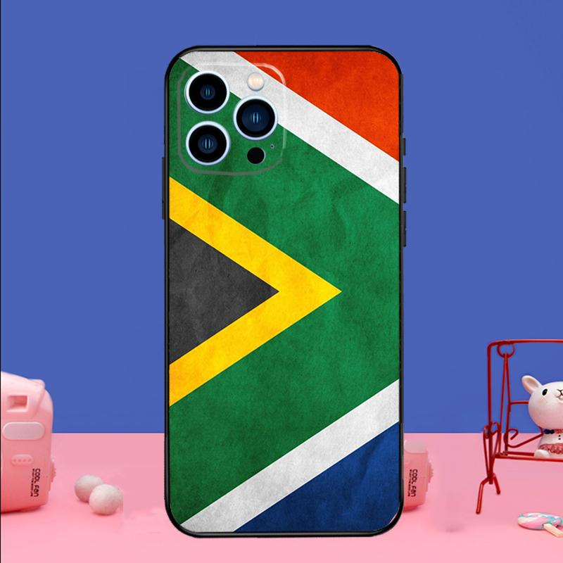 

South Africa Flag Phone Case For iPhone 17 16 15 13 11 12 14 Pro Max mini 15 16 Plus 16e 17 Air Bumper Cover iPhone 14 Pro