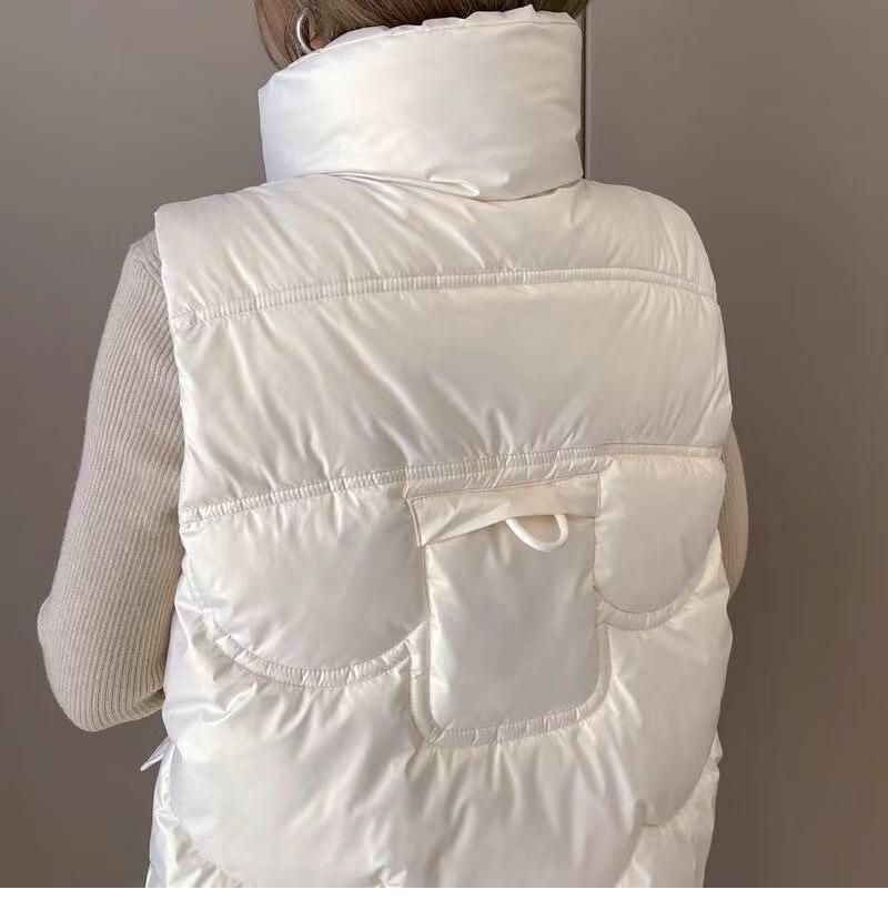 Damen 2024 Herbst/Winter Stilvolle Daunenweste - Waschfrei, Kältefest, Modische Gilet.