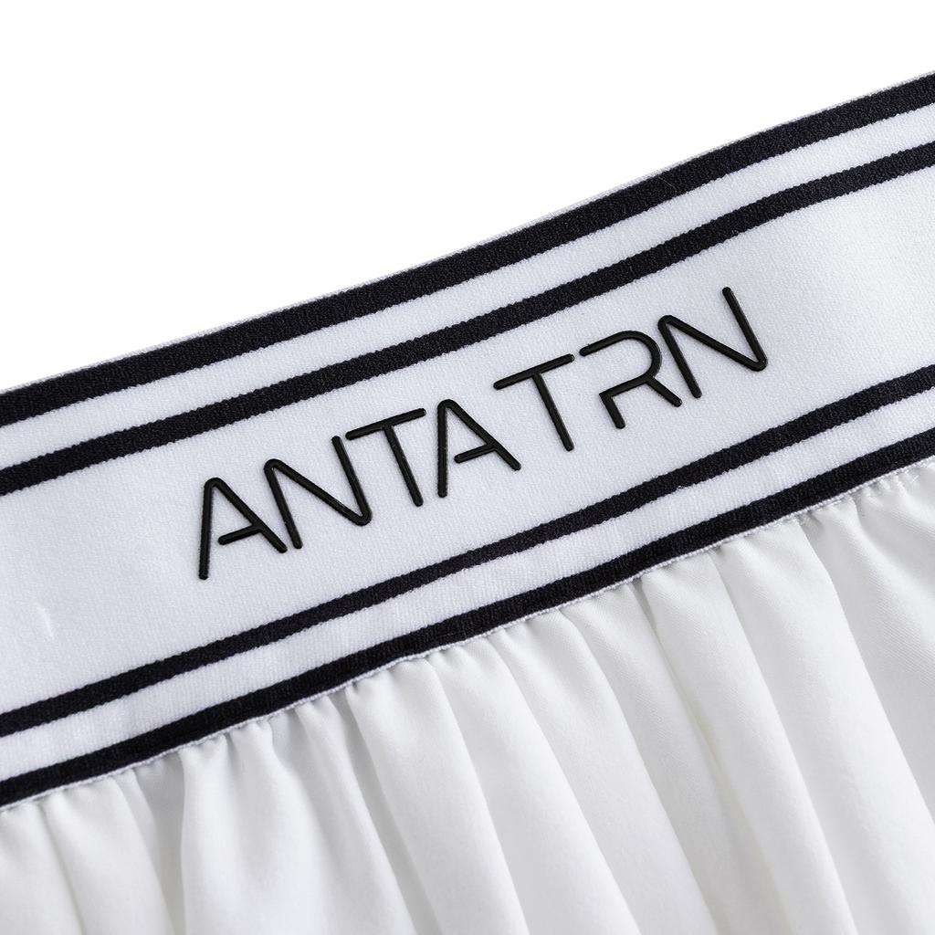 Anta Training Series Woven Skirt Summer Casual Skirt Women skirts Snow-White 962627205-3