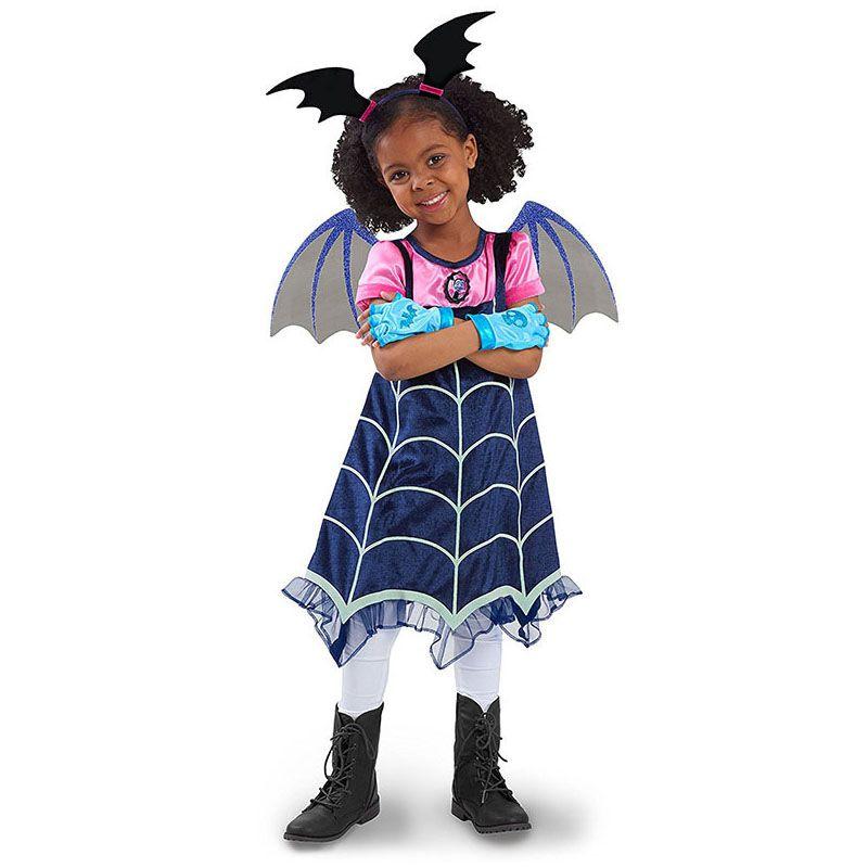 Exquisite Vampirina Girls Cosplay Dress With Wing And Headwear For Fancy Parties