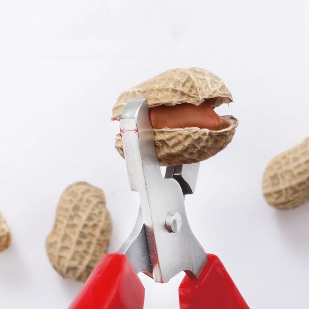 Nierdzewna Stal Nasiona Melona Leniwy Artefakt Otwieracz Dziadek do Orzechów Łuparka do Skorupek Orzechów Nasion Pistacji Łuskarka Szczypce do Obierania Narzędzie Kuchenne