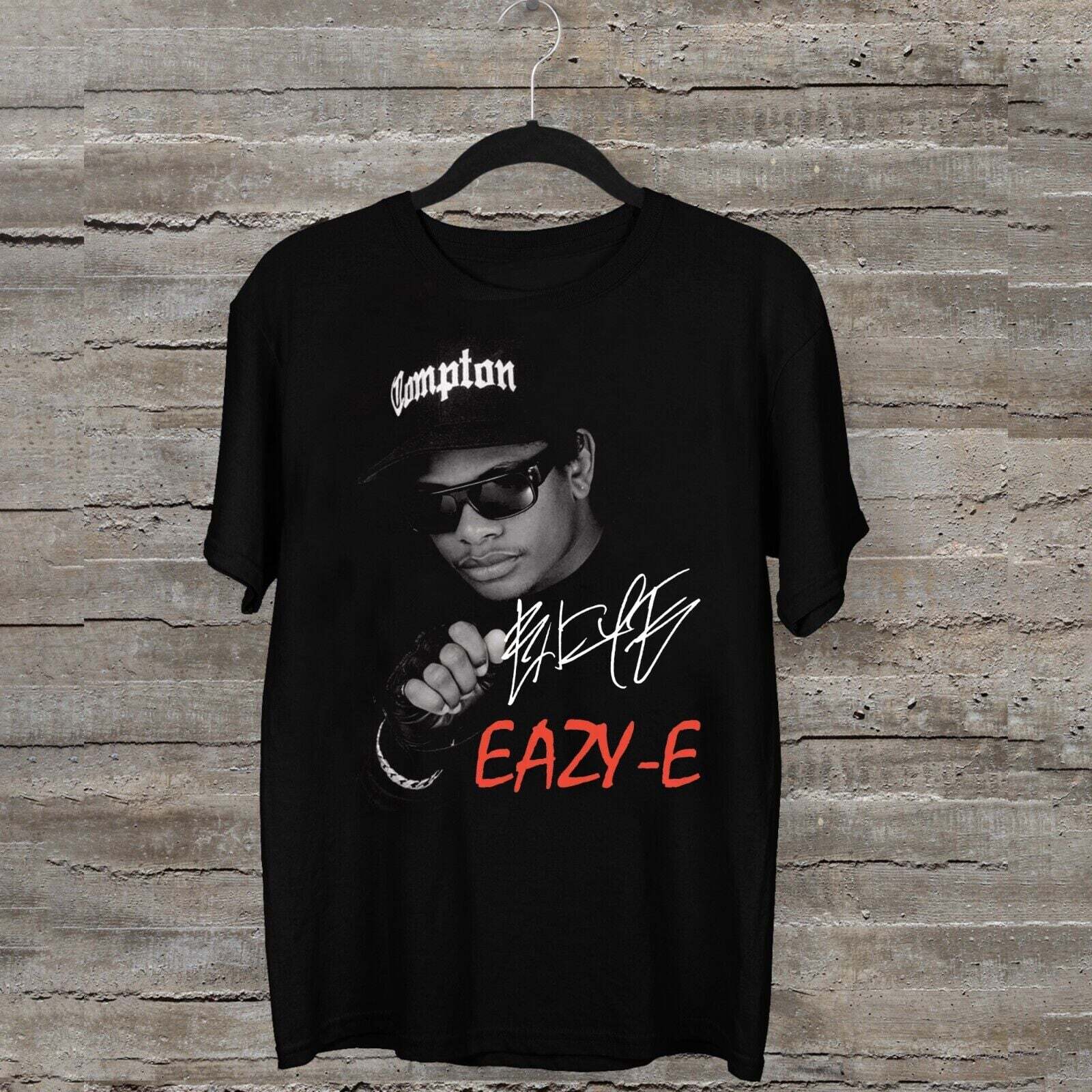 Rapper Eazy E Eazy E 100% Cotton T- Shirt Black Unisex All Size S