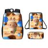 Cartoon Anime Shoulder Bag Pencil Case School Backpack For Children