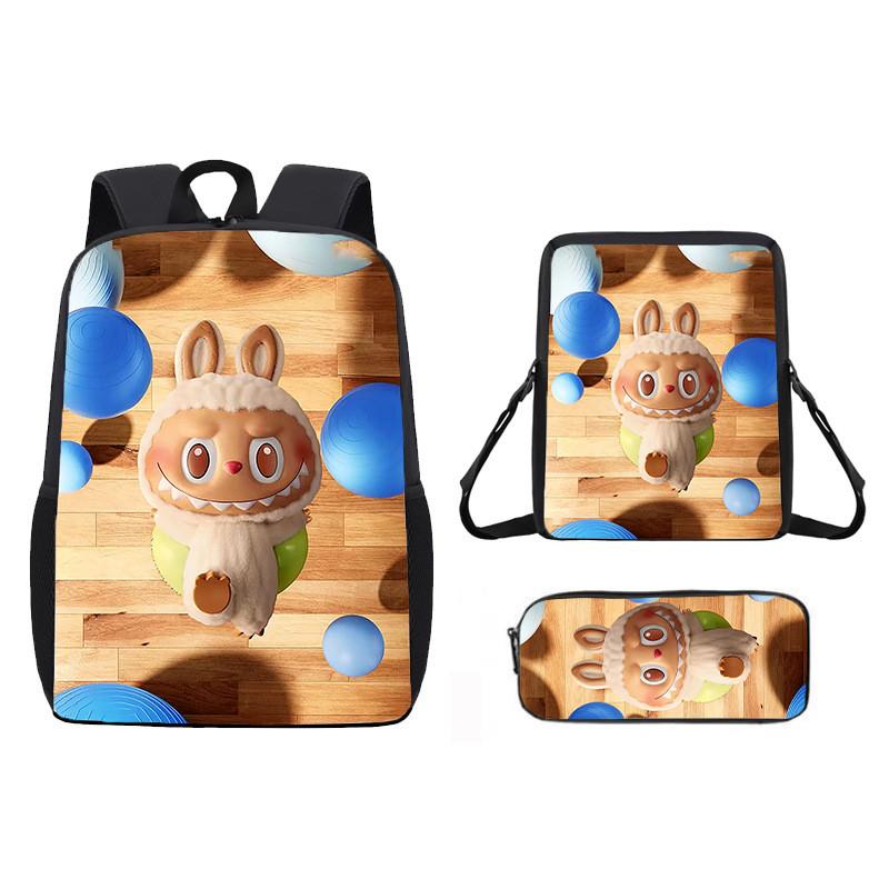 Anime Shoulder Cartoon Bag Pencil Case School Backpack For Children