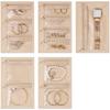 Transparent Velvet Jewelry Packing Bag Bracelet Rings Jewelry Storage Case  Outdoors