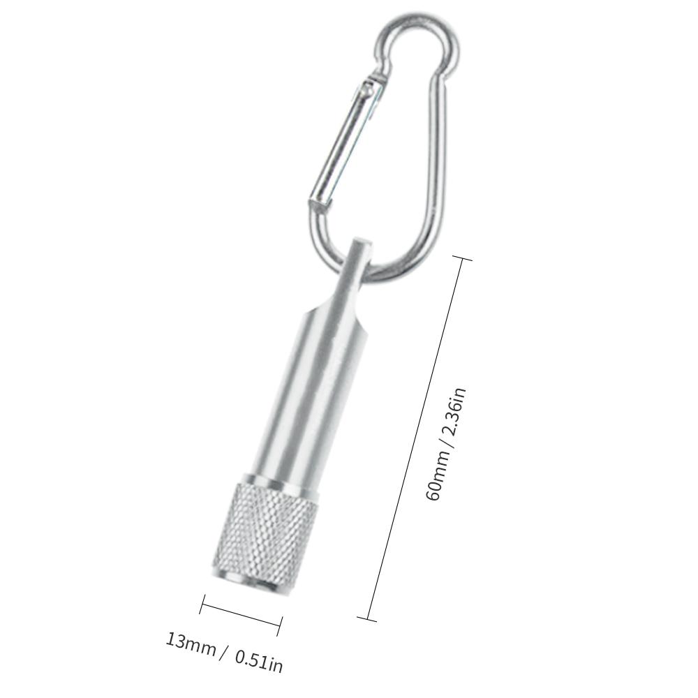 Mini breloc cu LED-uri Lanternă Ultra compactă, strălucitoare, cu comutator, pentru camping acasă