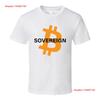 Sovereign Bitcoin T Shirt Vintage Washed Designer Clothes Stylish Breathable Graphic Fashion Top For Everyday Wear Stretched