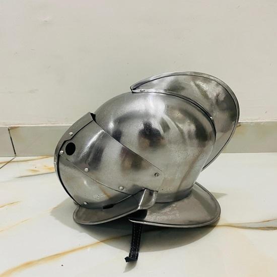 MEDIEVAL Roman 16 gauge SCA  LARP Roman Armor Gladiator Secutor Helmet
