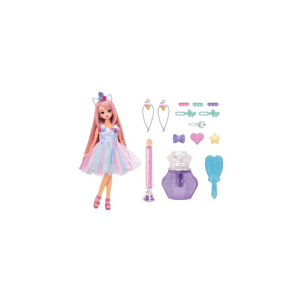 

Takara Tomy Licca-chan Doll Colorful Change Dreamy Misaki Dress-Up Toy for Kids Age 3 and Up