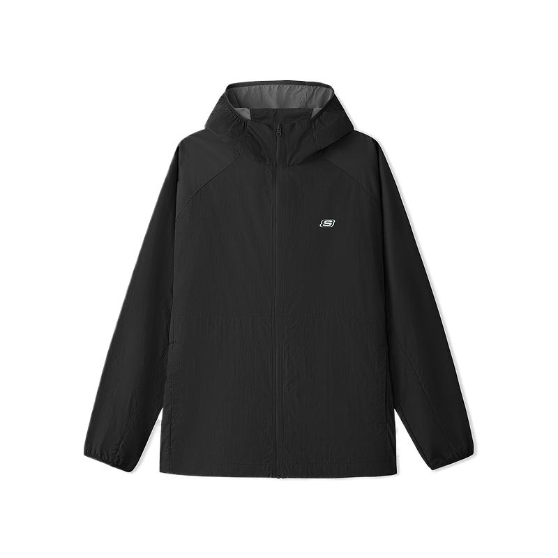 Skechers Hooded Long Sleeve Zipper Breathable Jacket Men jackets L226M027-0018 M