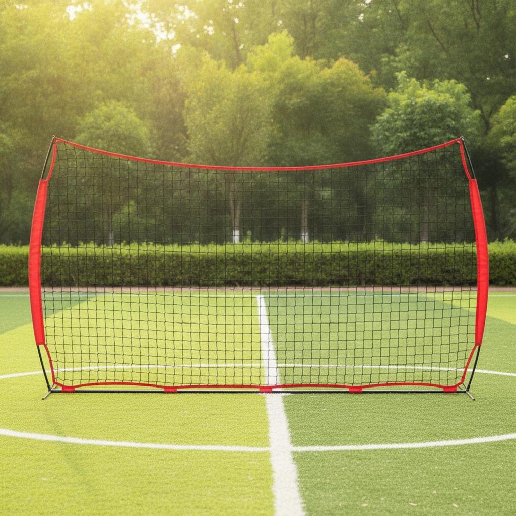 Training Net with Metal Frame Freestanding Sports Deflector NetInstant Setup VersatileSport for