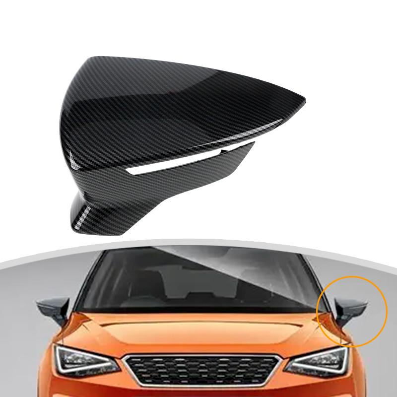 Side Wing Mirror Cover For Seat Ibiza Mk5 V 6F KJ1 2017- Leon Lion Mk3 III 5F  ST / FR / Cupra 2012- Arona KJ7 2017-