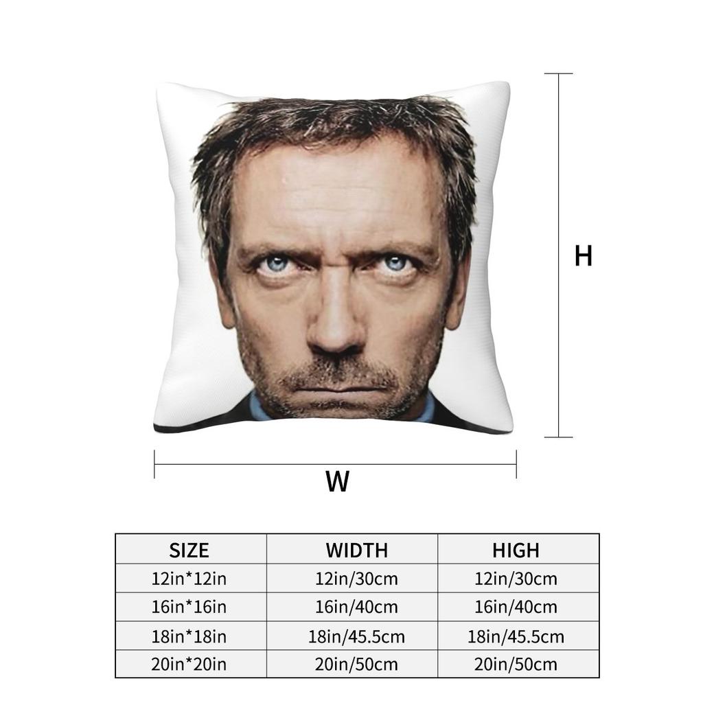 House MD Square Pillowcase Pillow Cover Cushion Decor Comfort Throw Pillow for Home Living Room