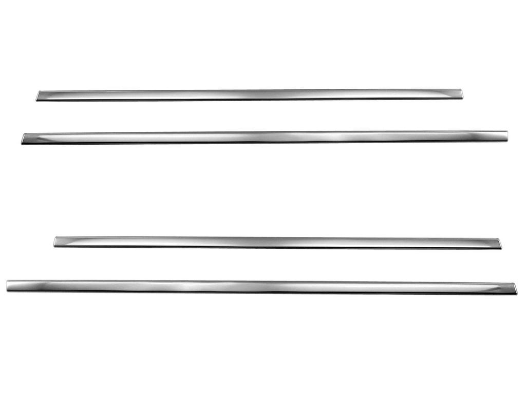 BRIGHTZ Super Mirror Stainless Steel Plated Window Moulds for Roox and 48 Fits and B48 (4-Piece Set) 44, 45, 47, (WIN-SIL-149) - B44A, B45A, B47A,