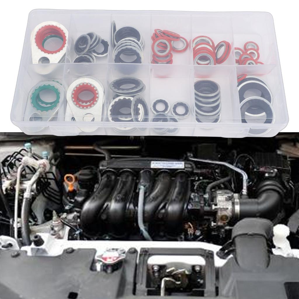   Conditioning   Port   Washer Kit  Lacement for R12 R134A 12 Sizes AC   Port   Washer Kit