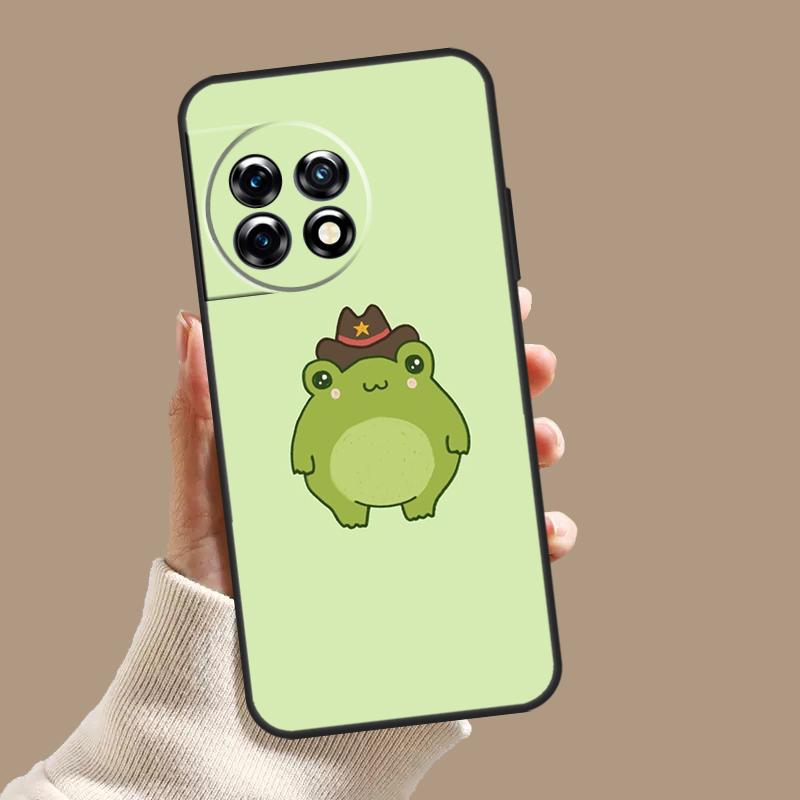 Frog Skateboard Cute Kawaii Case For OnePlus Nord 5 CE 3 4 Lite N20 N30 OnePlus 15 13 12 11 8 9 10 Pro 10T 13T 13R Cover