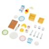 1:12 Scale Miniature Cookware DIY Dollhouse Kitchen Cooking Utensil Tools Playset Accessories25pcs
