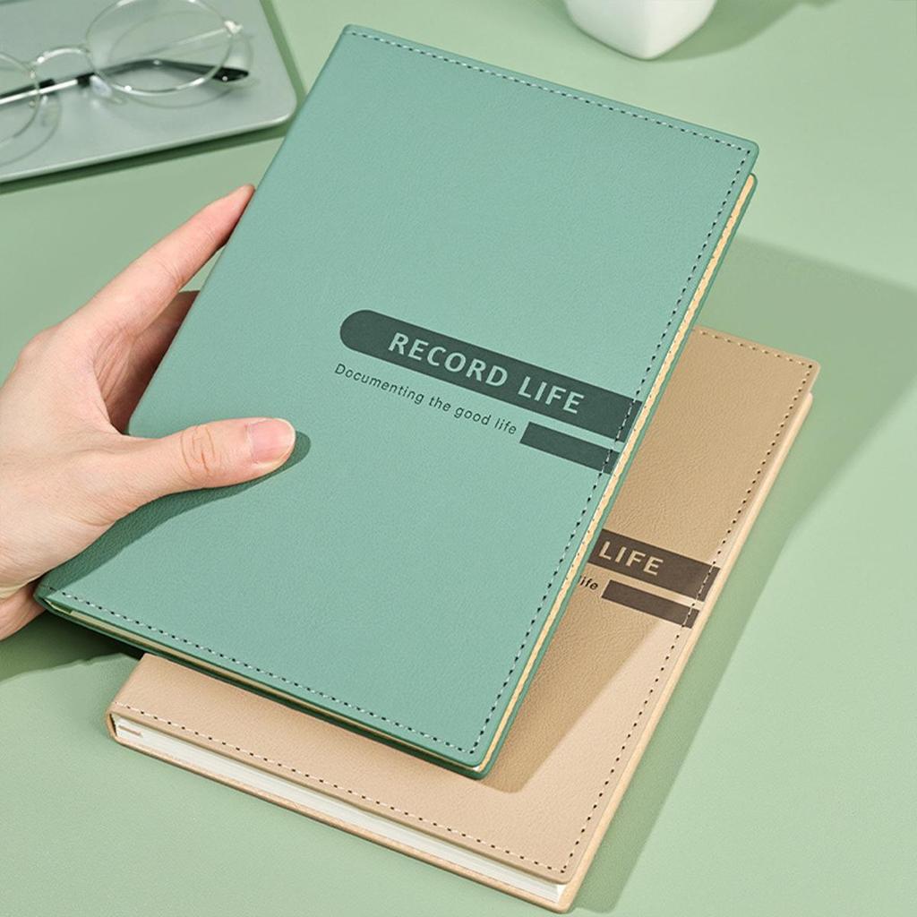 (Logo Engraving Possible) A5 Hardcover Student Notebook, Diary, Work Notebook, Business Meeting Record Book, Subject Notes, Handbook