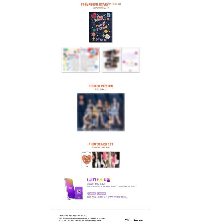 STAYC - 1st WORLD TOUR [TEENFRESH] DVD&QR