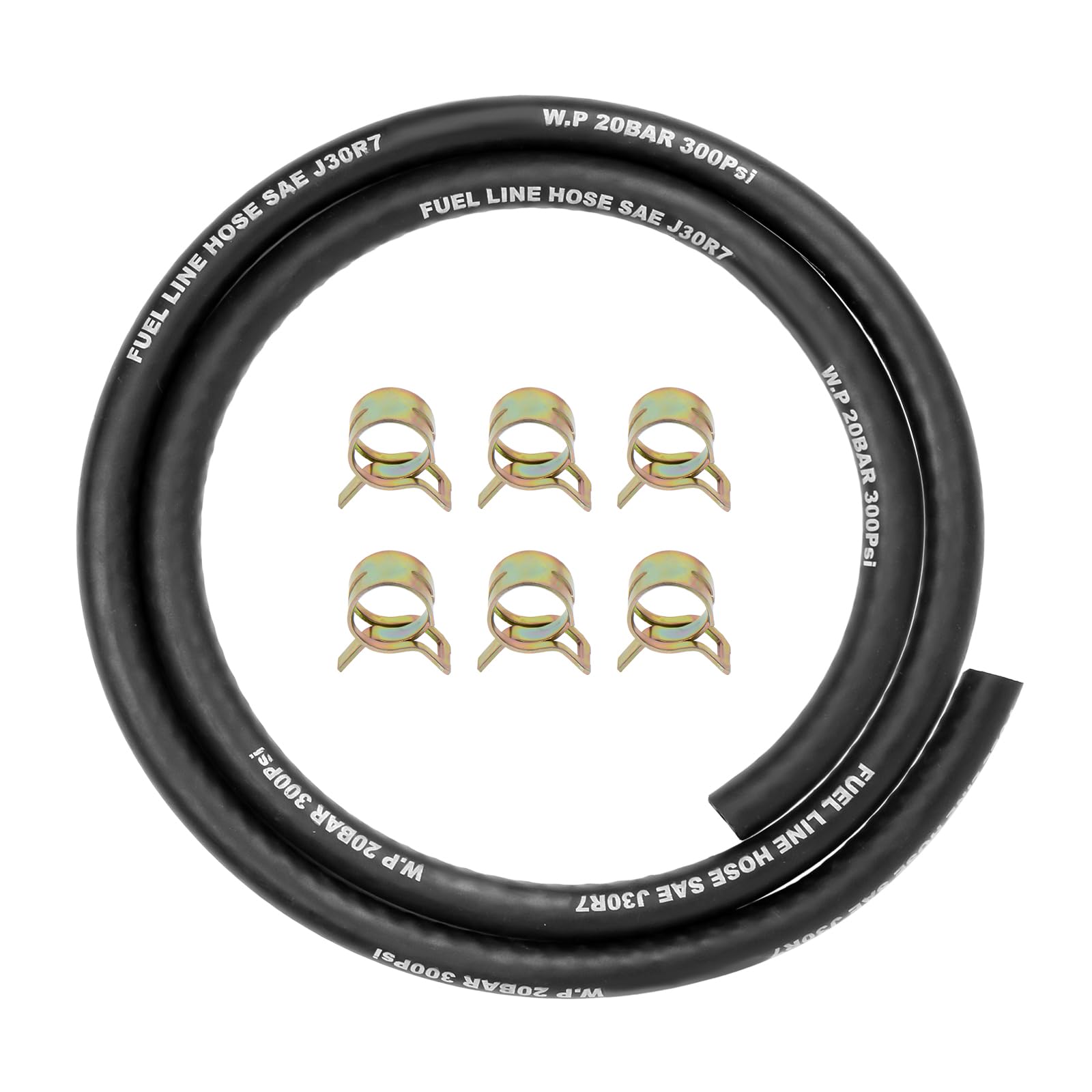 

Shineyoo Топливный шланг, Бензиновый шланг, Внутренний диаметр 0,2 дюйма (5 мм), Толщина стенки 0.14 чёрный