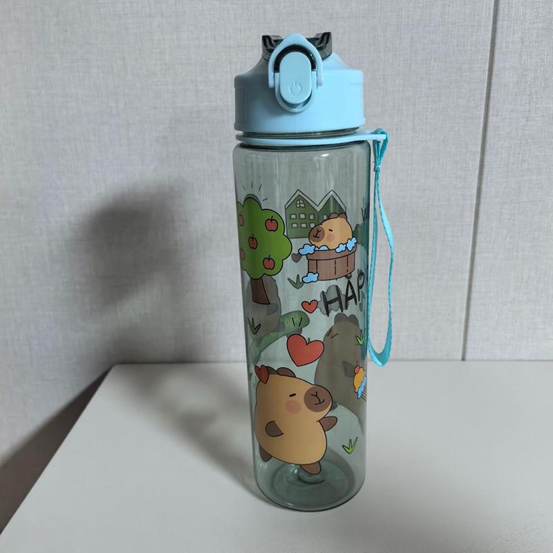 New Design Sense Niche With Straw Cup Plastic Large Capacity Kettle Fitness Cup