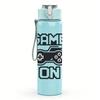 1PC Game On Racing Motorcycle Logo 750ml Color Plastic Water Bottle Leakproof Flip Straw Lid For Sports Office Home Use