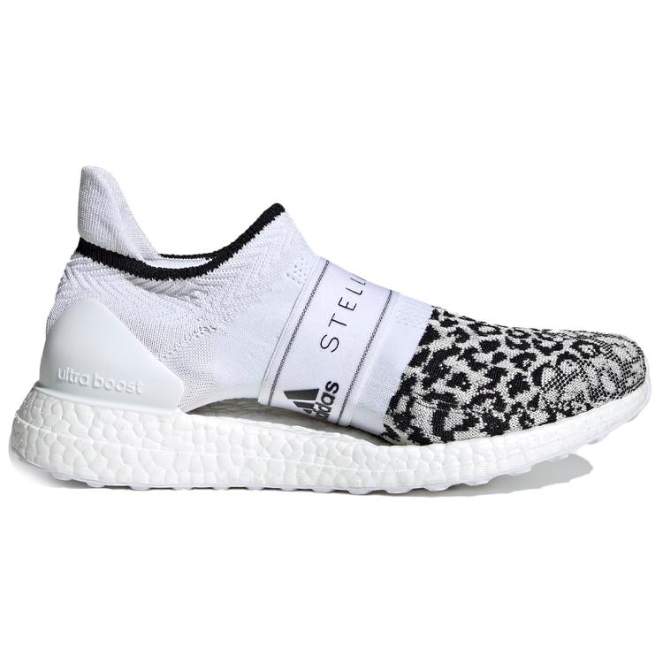 New Adidas Ultra Boost Stella McCartney 3D Knit White Leopard Women's FV7026