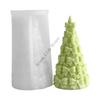 Q1FD Bowknot Shaped Christmas Tree Silicone Mould Sturdy Reusable For Making Aromatherapys Gift Festiveal Decoration