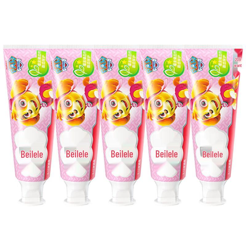 Cold Sensitive Ling Kids  Fruit Toothpaste 5-Pack
