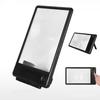 Magnifying Glass 4times Magnifier with Adjustable Brightness LED Light and Stand Suitable for Elderly Detailed Viewing