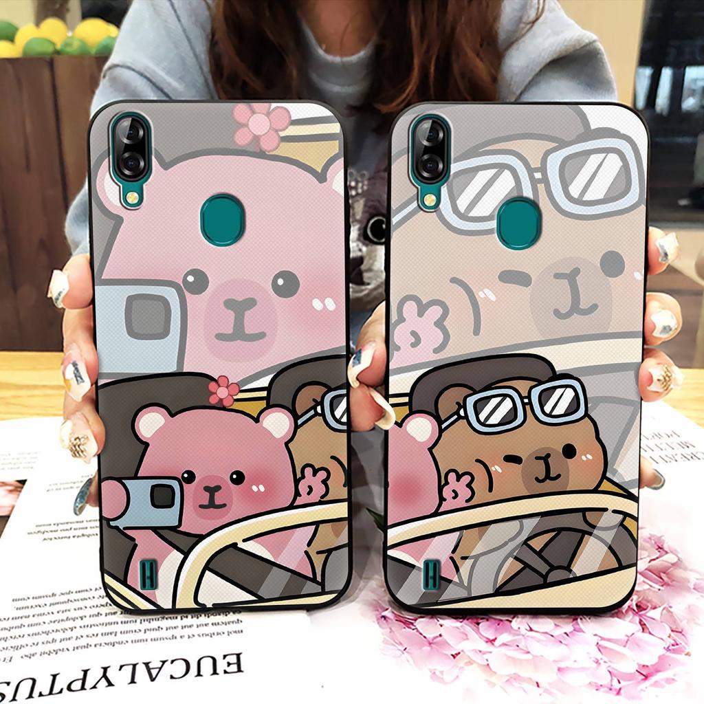 Soft case Anti-dust Phone Case For Blackview A60 Pro Protective Couple TPU Graffiti Back Cover Cute Fashion Design